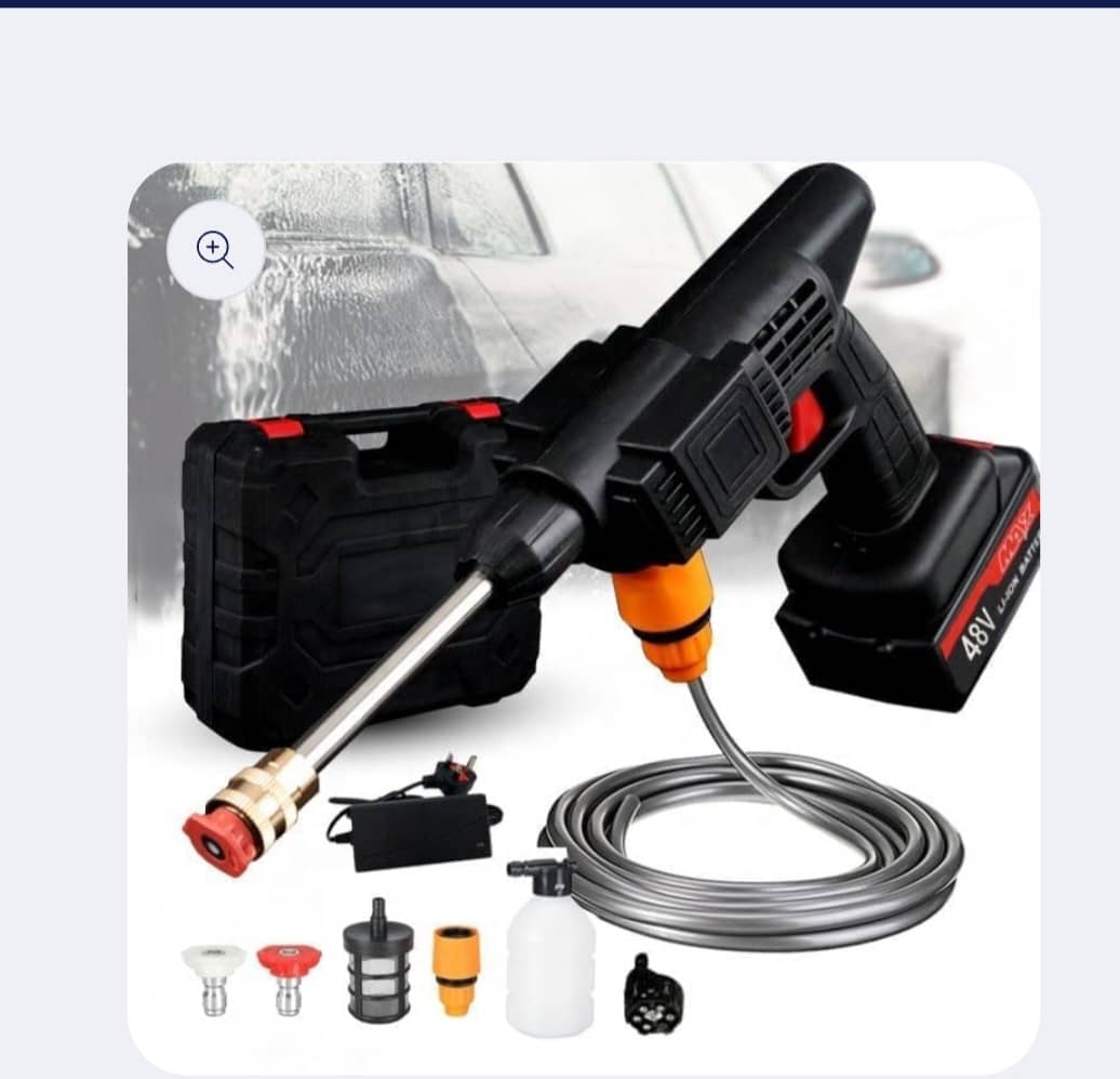Pistolet de Lavage Haute Pression 48V – Nettoyage Puissant, Sans Effort !